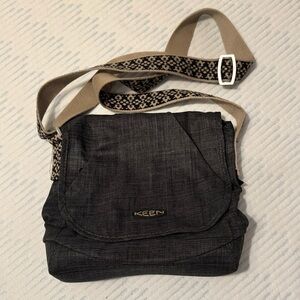 Keen Charcoal and Tan Crossbody Bag